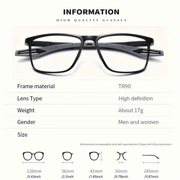 2026 New Sports Sun Reading Ultralight Photochromic Reading Glasses