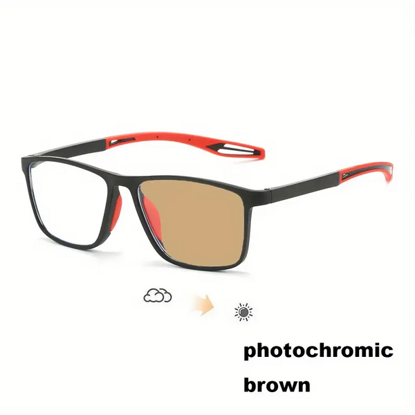 2026 New Sports Sun Reading Ultralight Photochromic Reading Glasses