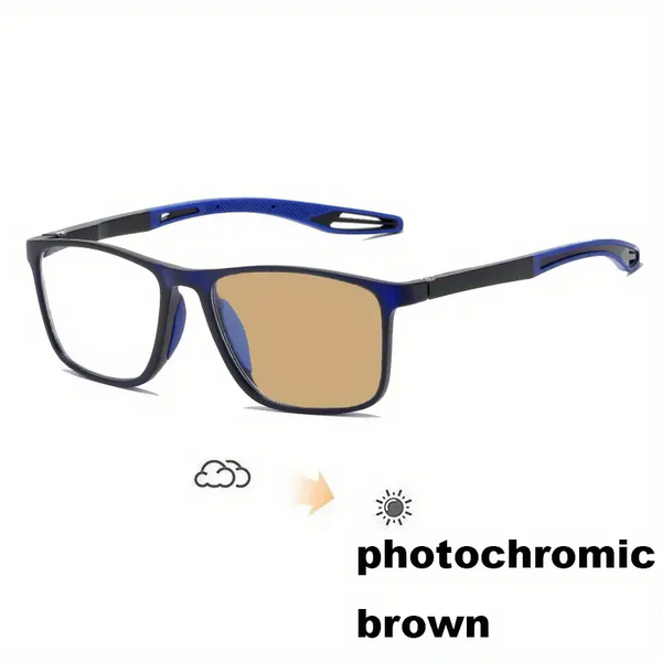 2026 New Sports Sun Reading Ultralight Photochromic Reading Glasses