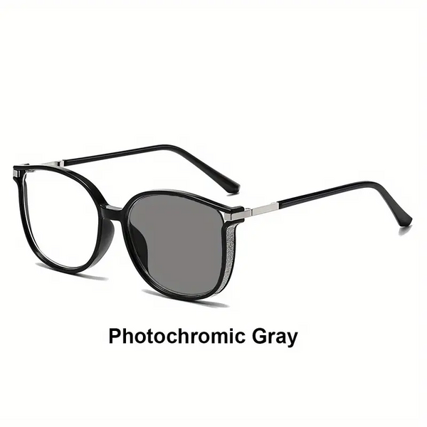 2026 New Women's Large Frame Photochromic Reading Glasses