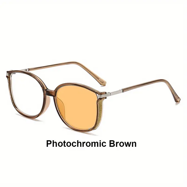 2026 New Women's Large Frame Photochromic Reading Glasses
