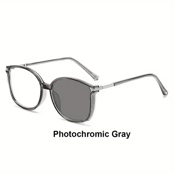 2026 New Women's Large Frame Photochromic Reading Glasses