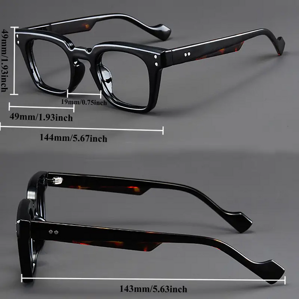 2026 Retro Oversized Square Reading Glasses