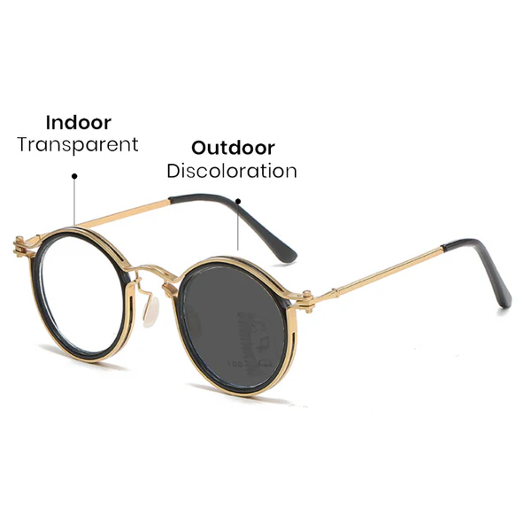 2026 New Ultralight Multifocal Photochromic Progressive Reading Glasses with Blue Light Protection