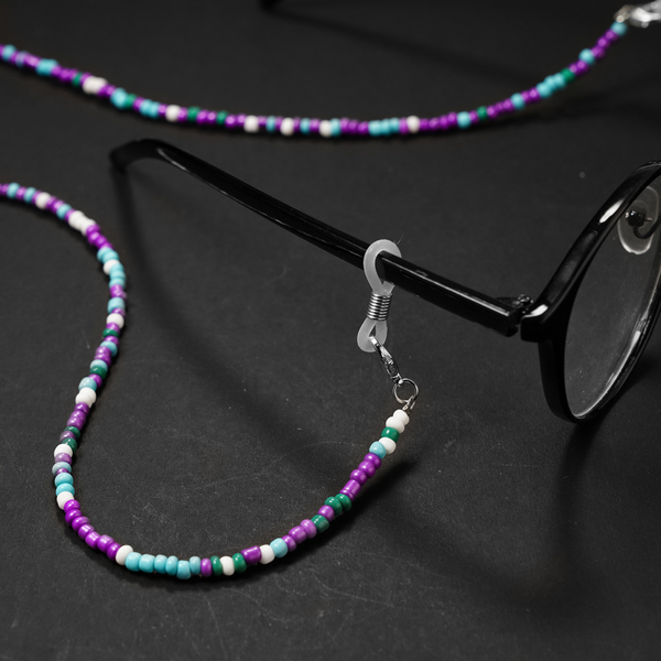 Colorful Seed Bead Anti-Slip Eyeglasses Chain