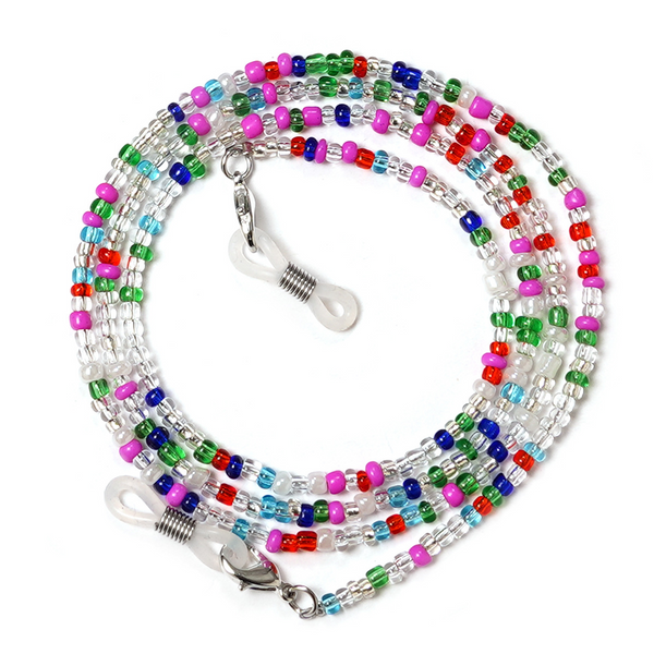 Colorful Seed Bead Anti-Slip Eyeglasses Chain