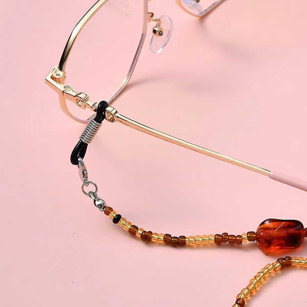 Maillard Style Amber Glasses Chain