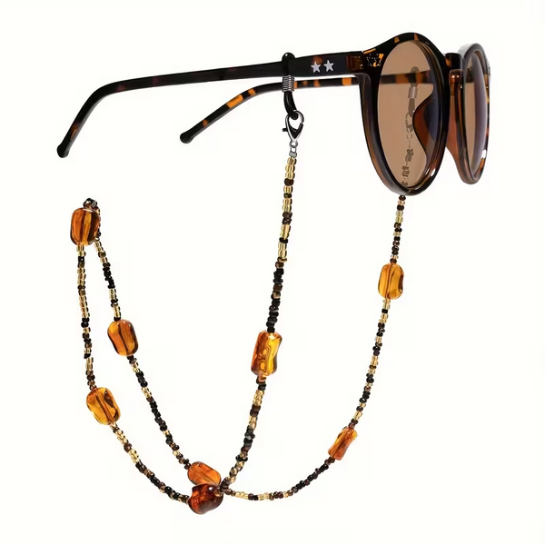 Maillard Style Amber Glasses Chain