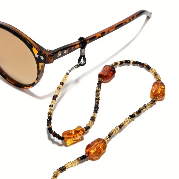 Maillard Style Amber Glasses Chain