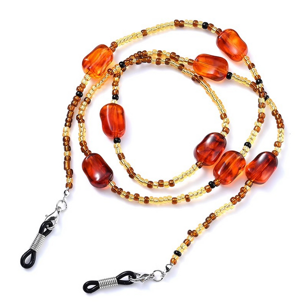 Maillard Style Amber Glasses Chain