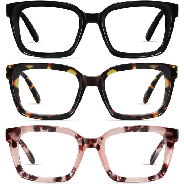 2026 New Square Tortoiseshell Reading Glasses