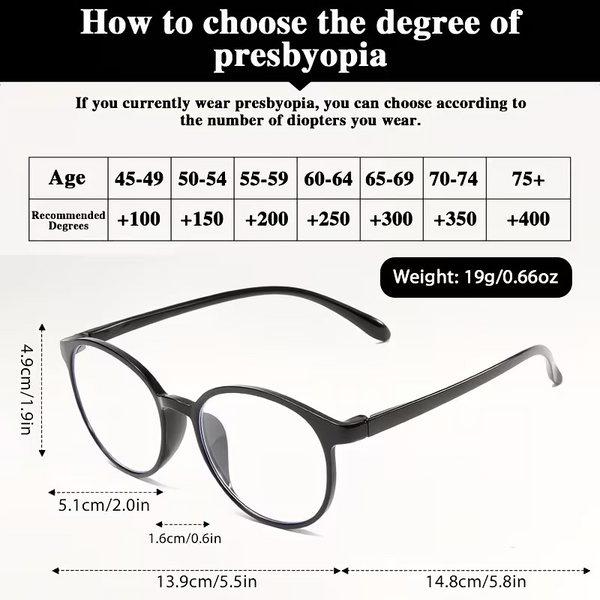 2026 Women's anti-blue light reading glasses